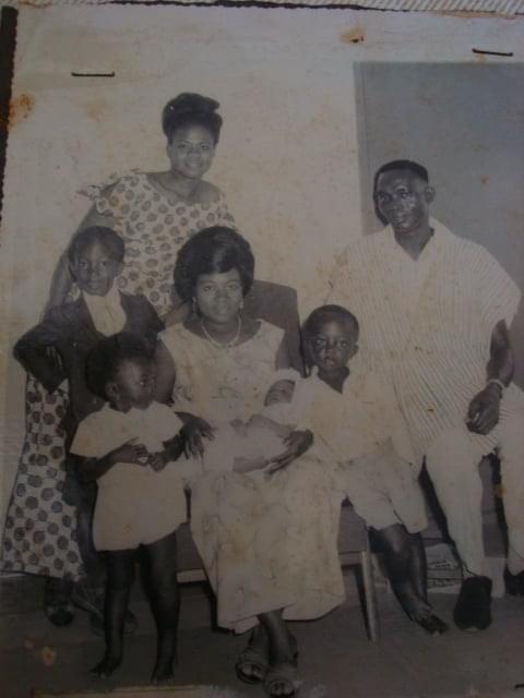 Young Bawumia, with parents