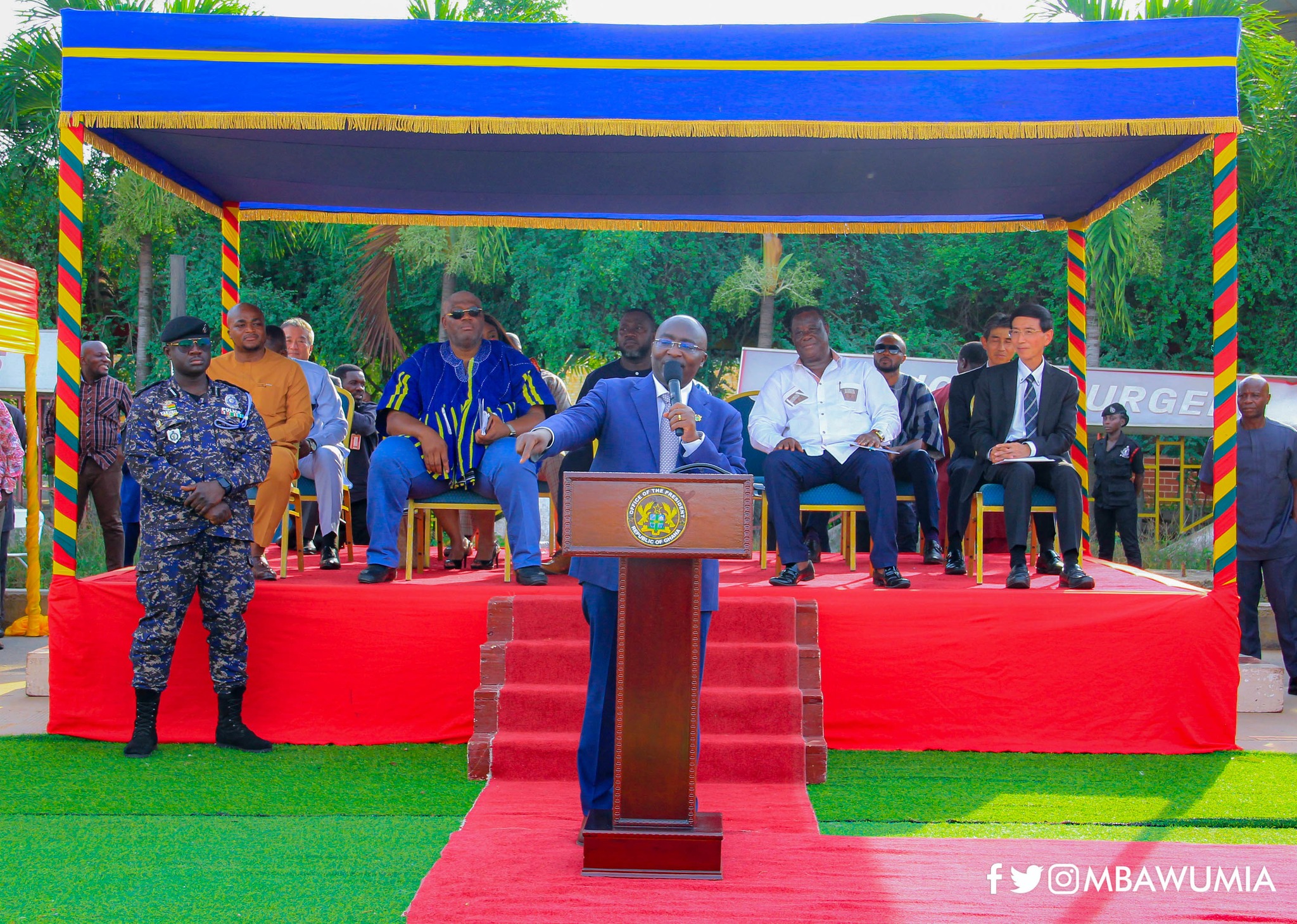  Speech at the official groundbreaking celebration of the project for the improvement of the Tema motorway roundabout (Phase 2)