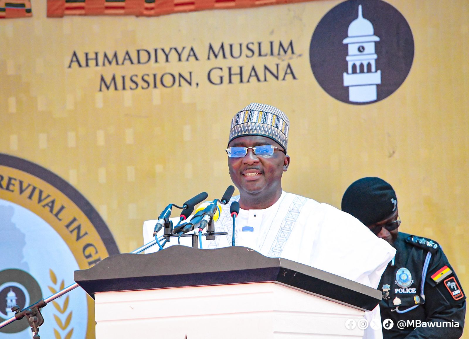 Vice President Bawumia joins Ahmadiyya Muslim Mission to celebrate 100th Anniversary