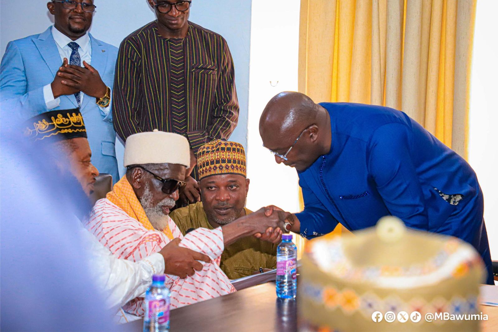 Vice President Bawumia receives National Chief Imam and leadership of the National Muslim Conference