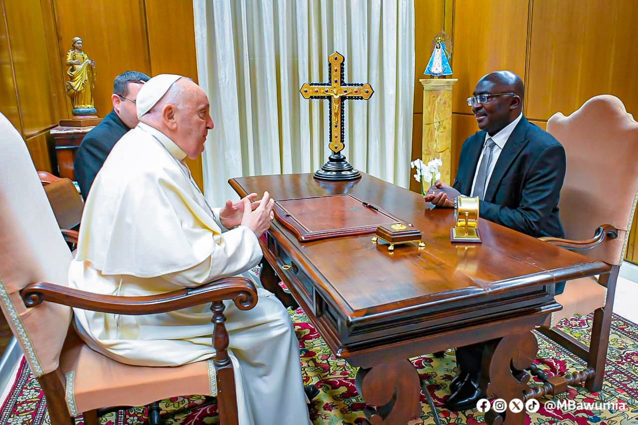 Vice President Bawumia meets His Holiness Pope Francis