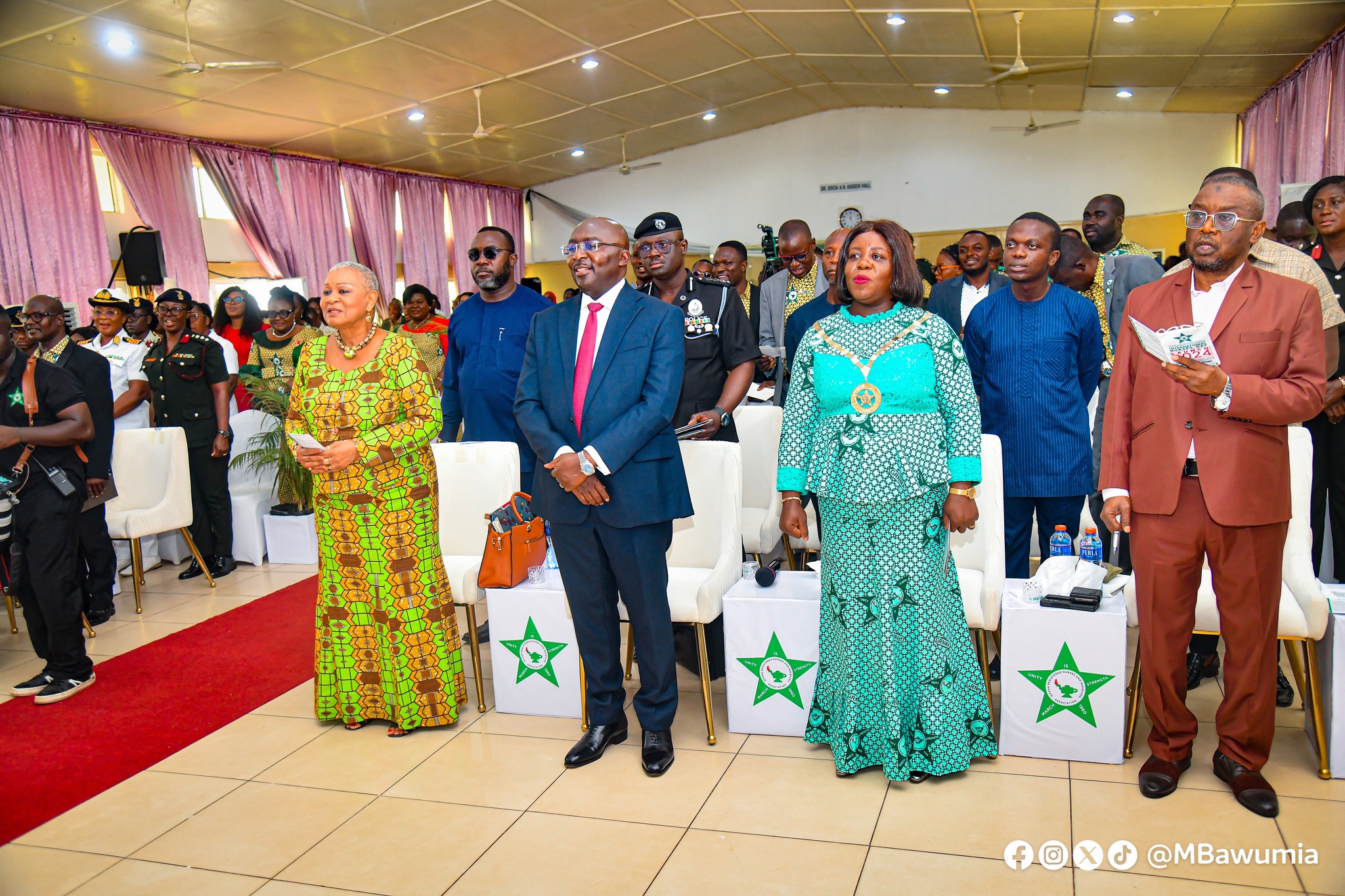 Vice President Bawumia joins the Ghana Registered Nurses and Midwives Association to mark International Day for Nurses and Midwives