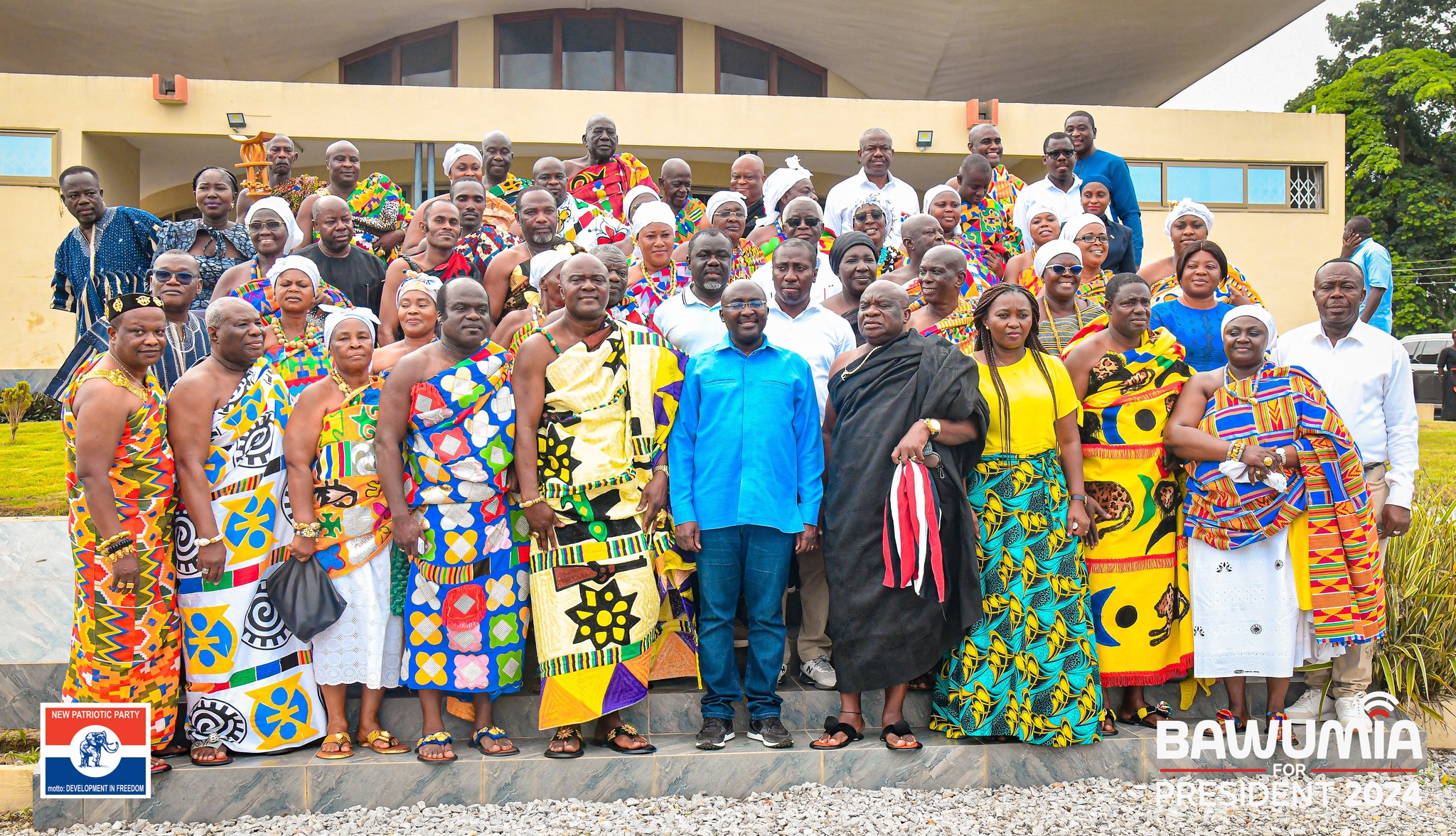 Vice President Bawumia engages with religious leaders in the Central Region