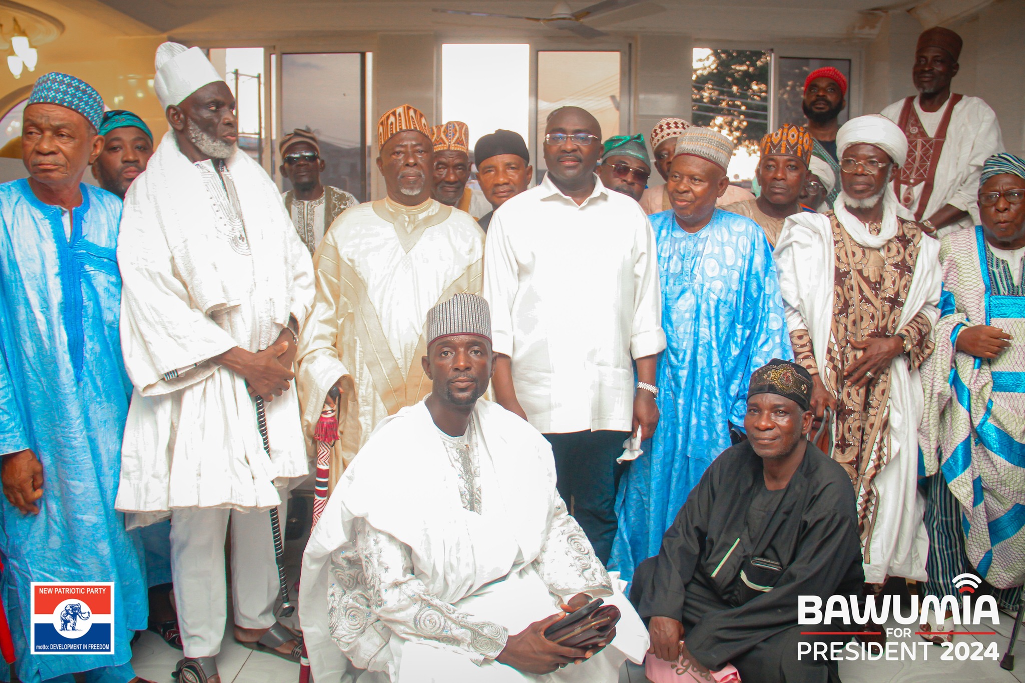 Vice President Bawumia engages with religious leaders in the Ashanti Region