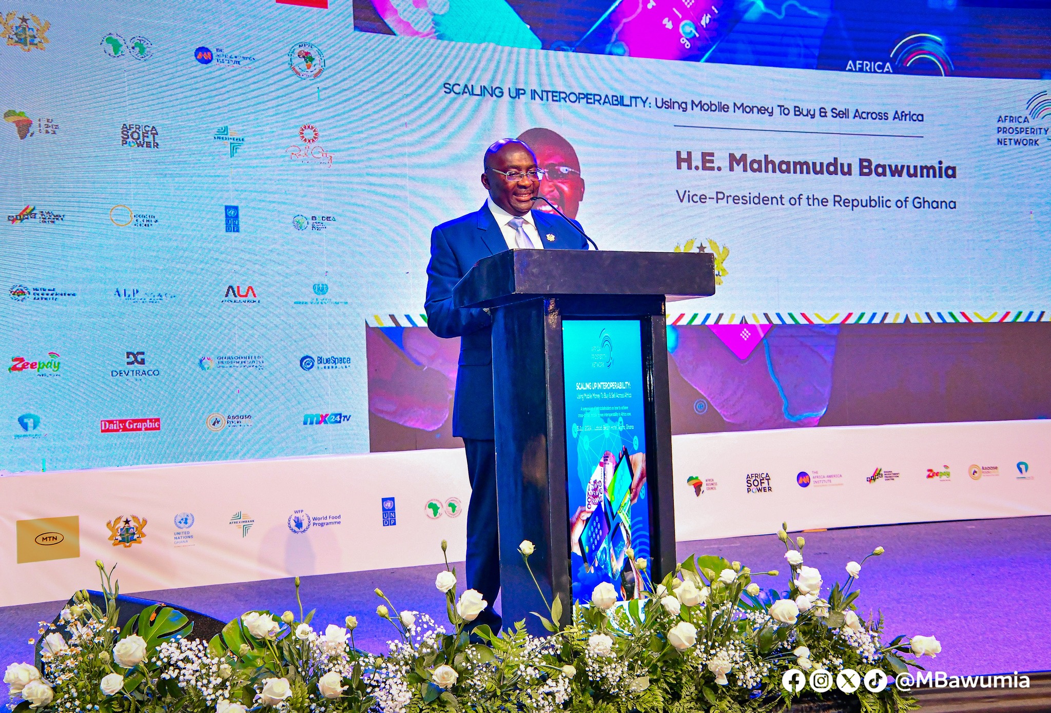 Africa Prosperity Network Conference; Vice President Bawumia proposes continental mobile money interoperability