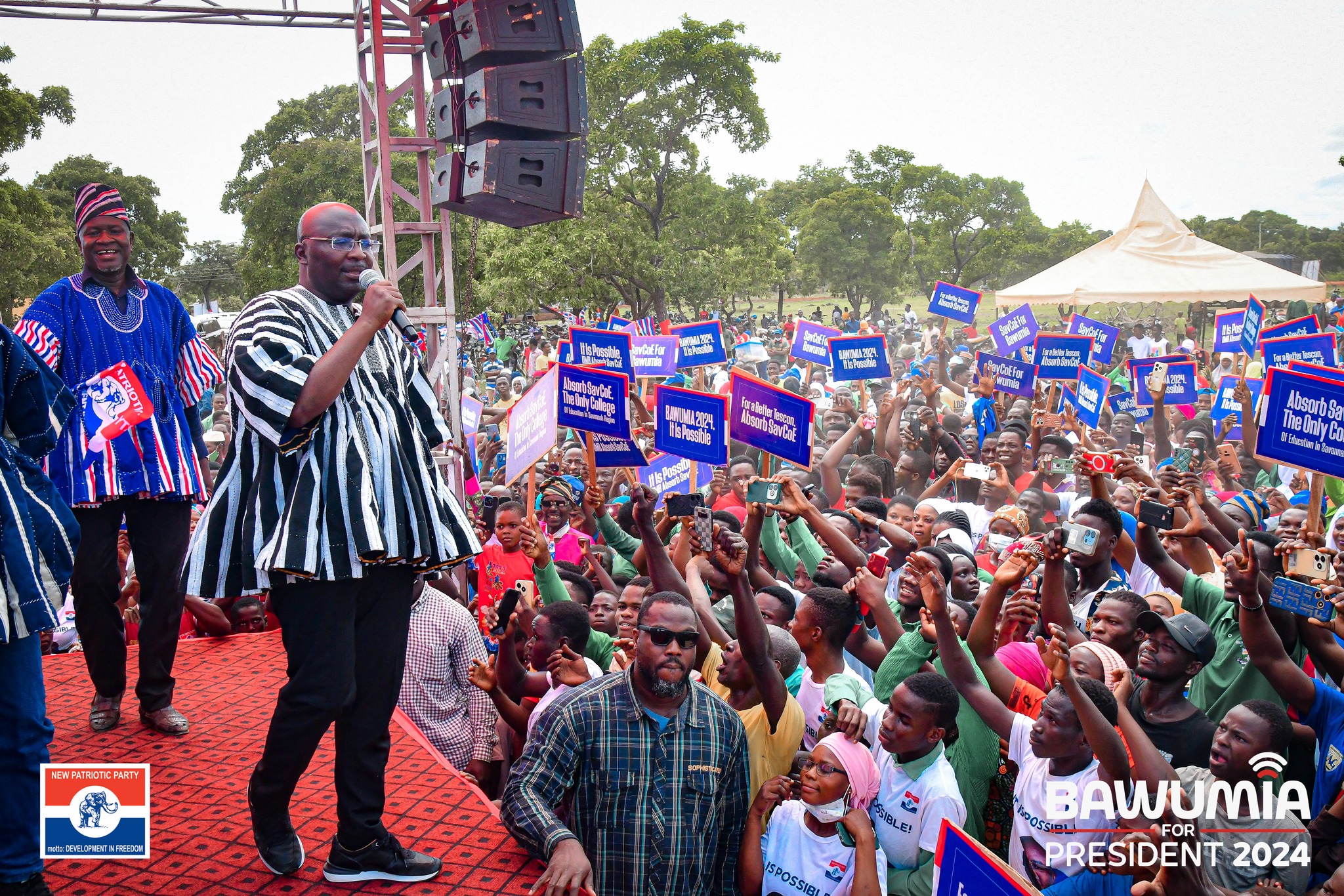 Vice President Bawumia engages constituents of Daboya-Mankarigu, Bole-Bamboi and Sawla-Tuna-Kalba