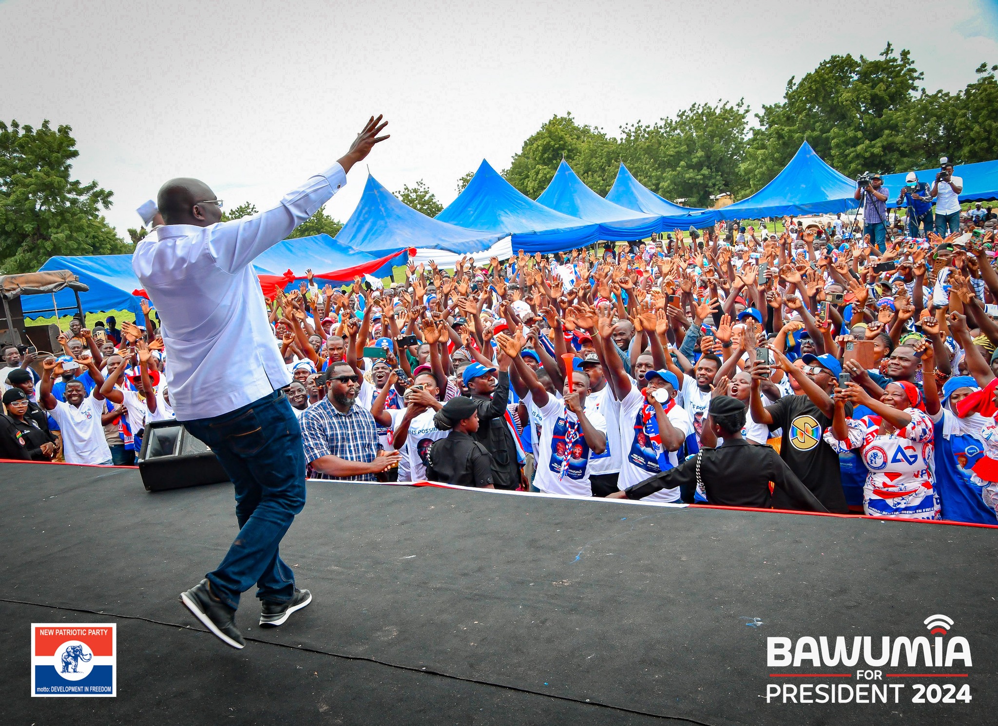 Vice President Bawumia rounds up constituency-focused campaign of the Northern regions in the Binduri, Zebilla and Bolga Central Constituencies