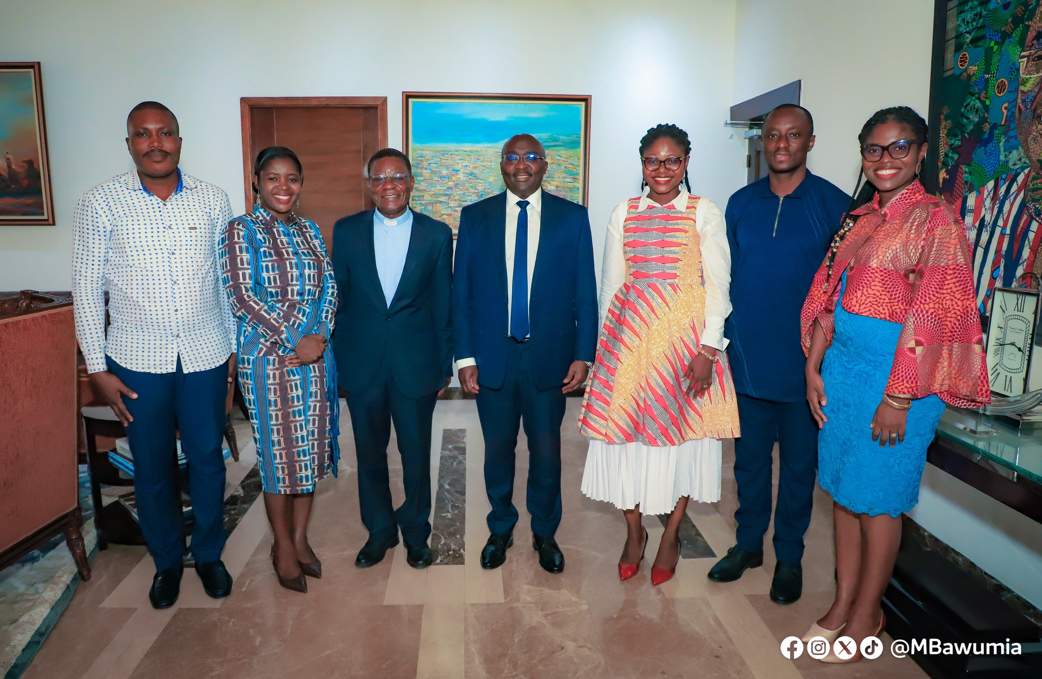 Vice President Bawumia meets with current World’s Most Interesting Mathematician