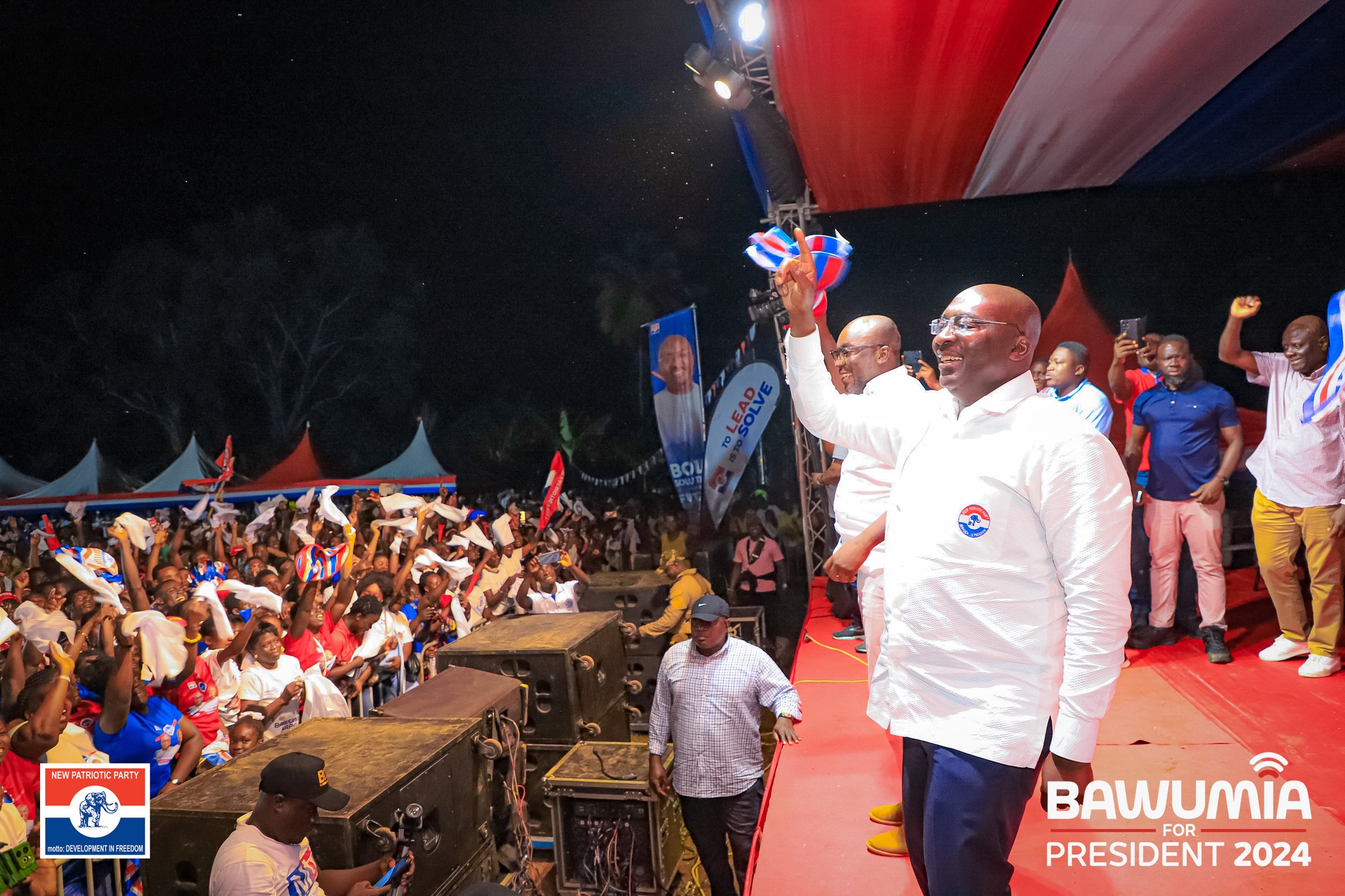 Vice President Bawumia tours the Abetifi, Mpraeso and Abuakwa South constituencies