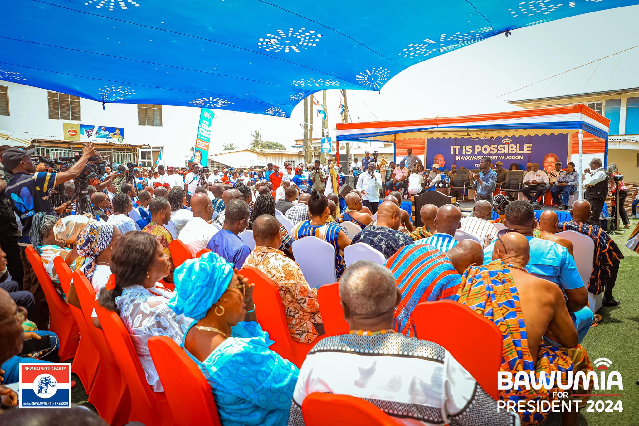 Vice President Bawumia tours the Ayawaso West Wuogon, Madina and Adentan constituencies