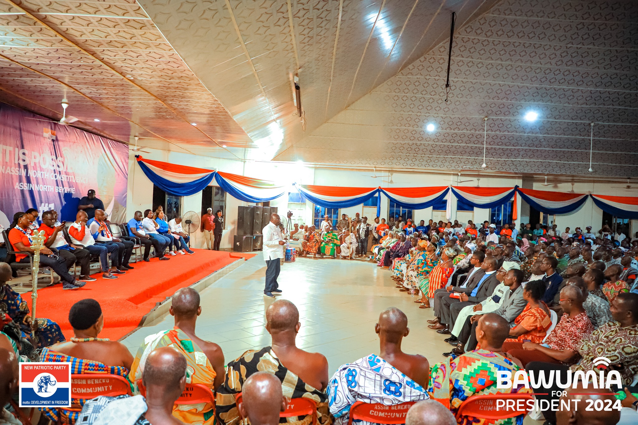 Vice President Bawumia tours the Upper Denkyira East, West and Assin North constituencies