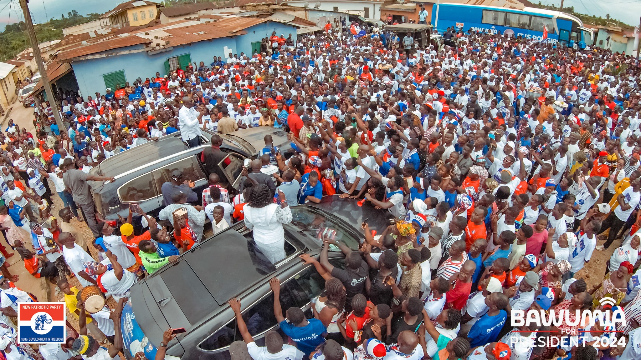 Vice President Bawumia tours the Asikuma Odoben Brakwa, Ajumako Enyan Essiam and Ekumfi constituencies