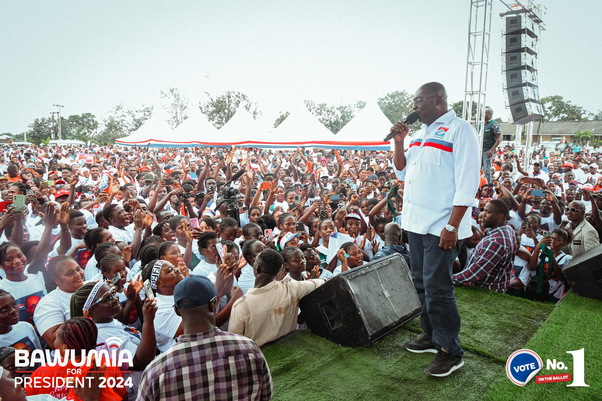 Vice President Bawumia engages constituents of the Ahanta West, Ellembelle and Jomoro