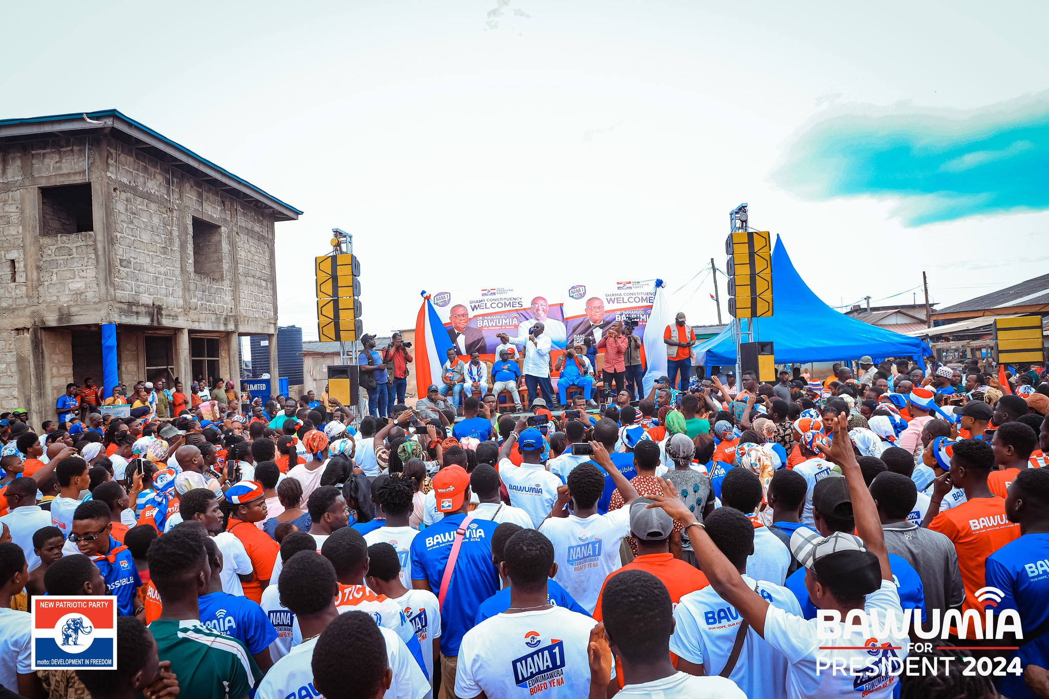 Vice President Bawumia engages constituents of Wassa East, Shama and Mpohor