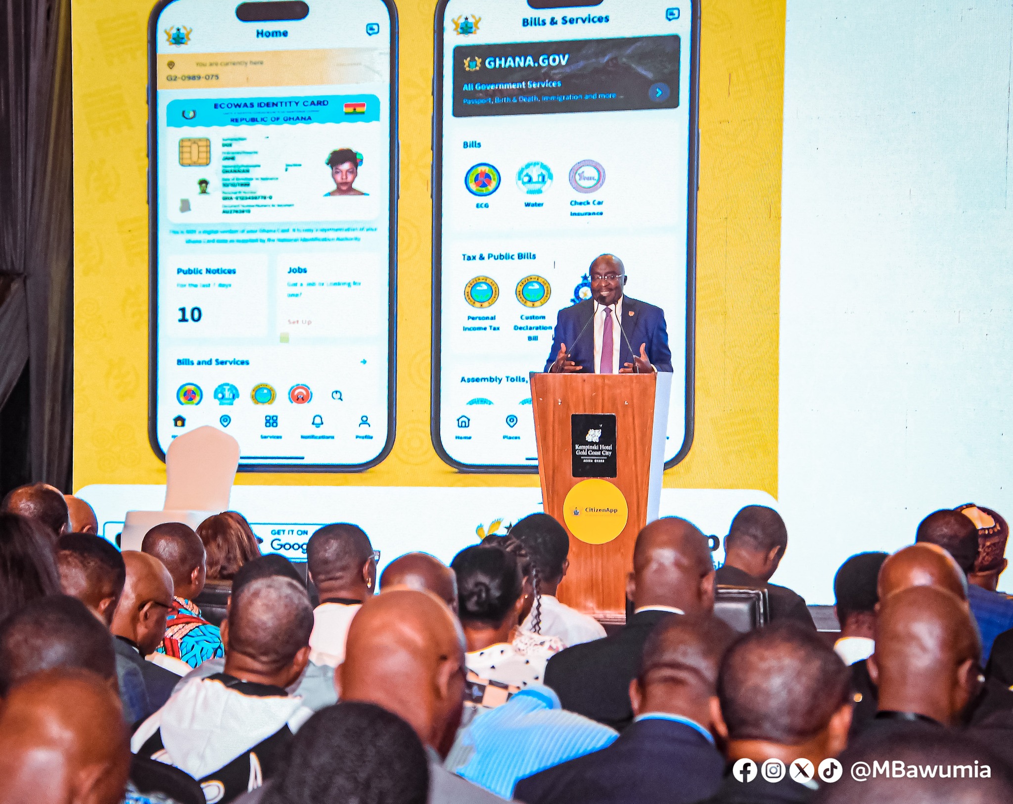 Vice President Bawumia launches the CitizenApp