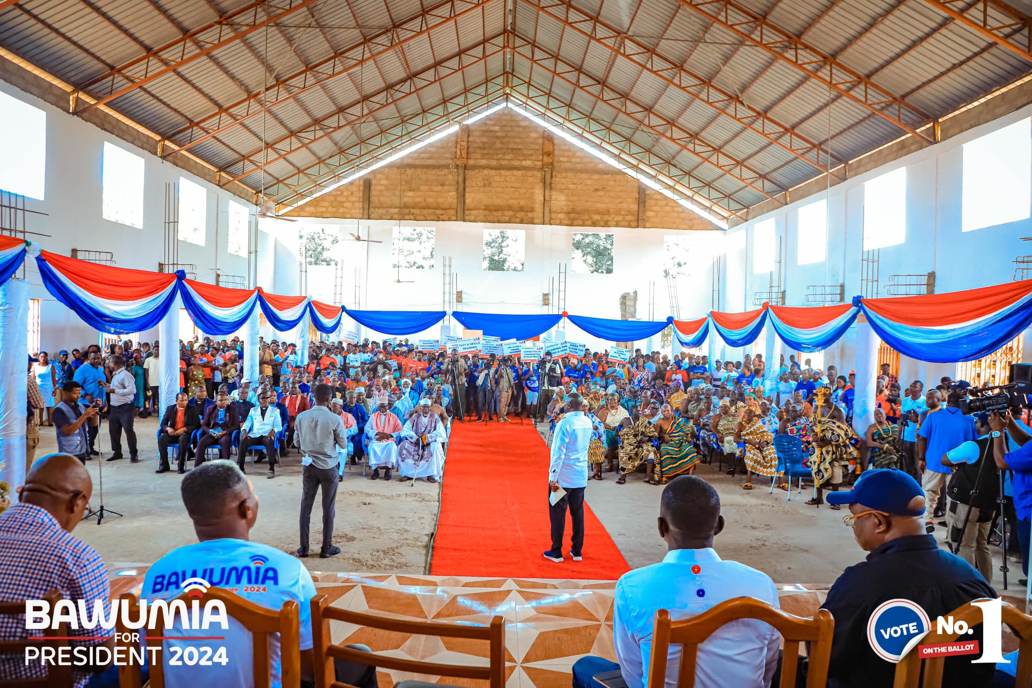 Vice President Bawumia tours the North Tongu, South Dayi, Afadzato South and Ho West Constituencies