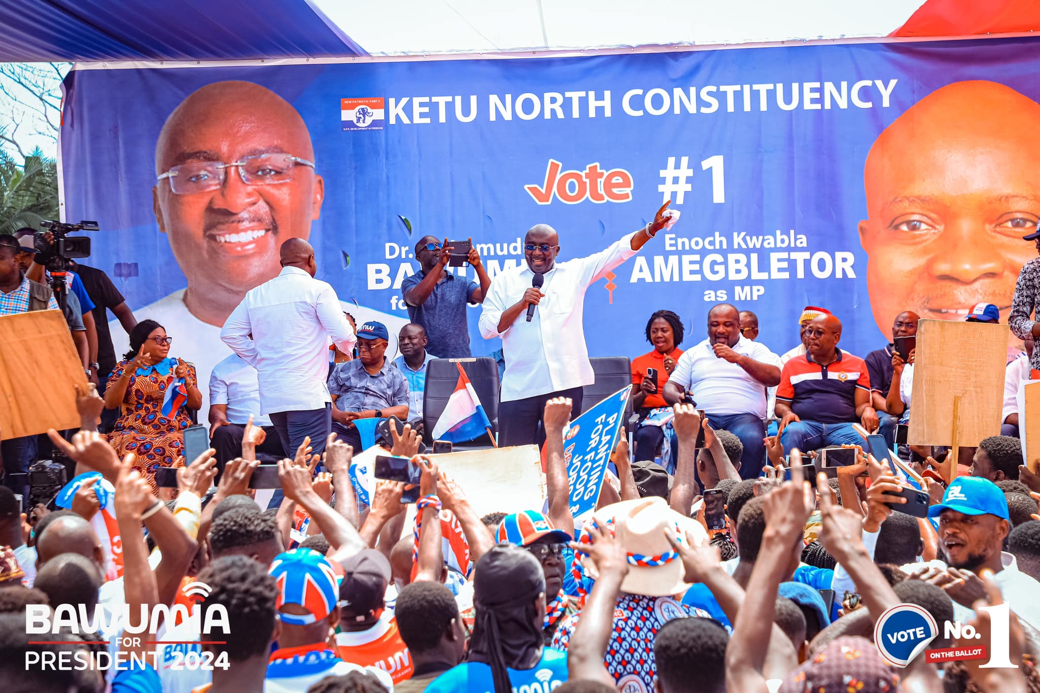 Vice President Bawumia engages constituents of Ketu North, Ketu South, Akatsi South and Central Tongu constituencies