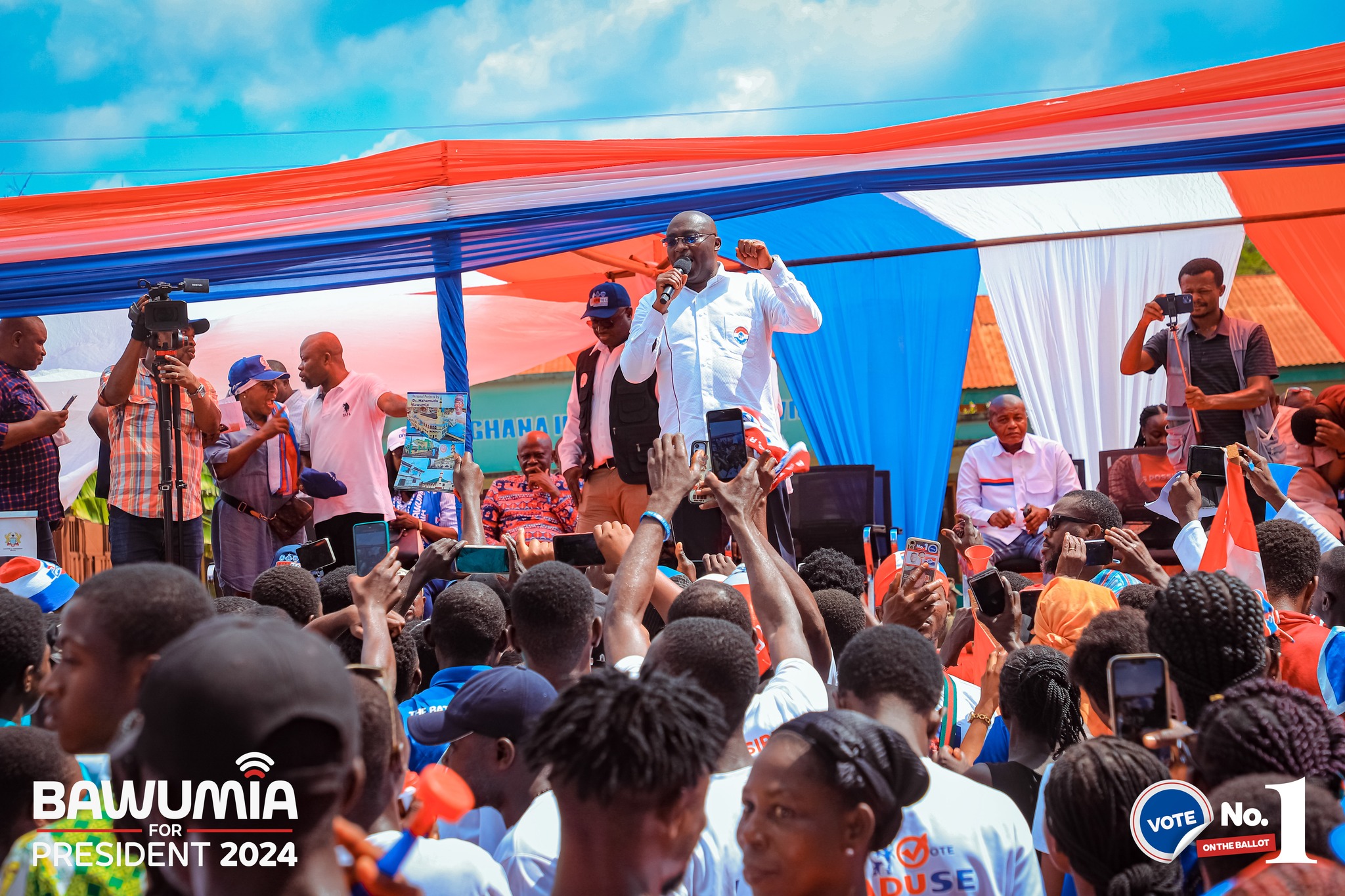 Vice President Bawumia begins tour of the Ahafo region