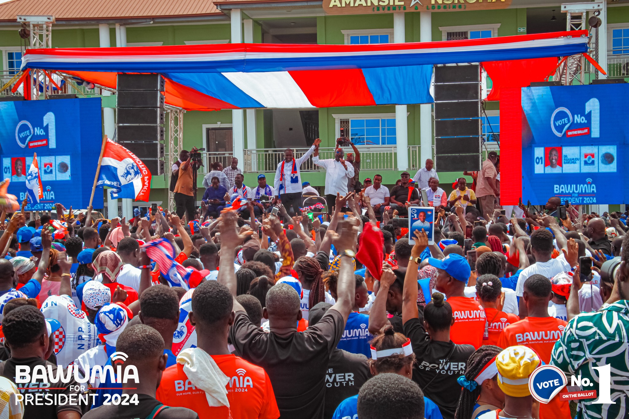 Vice President Bawumia tours the Bekwai, Bosomtwe, Ejisu and Asokwa constituencies