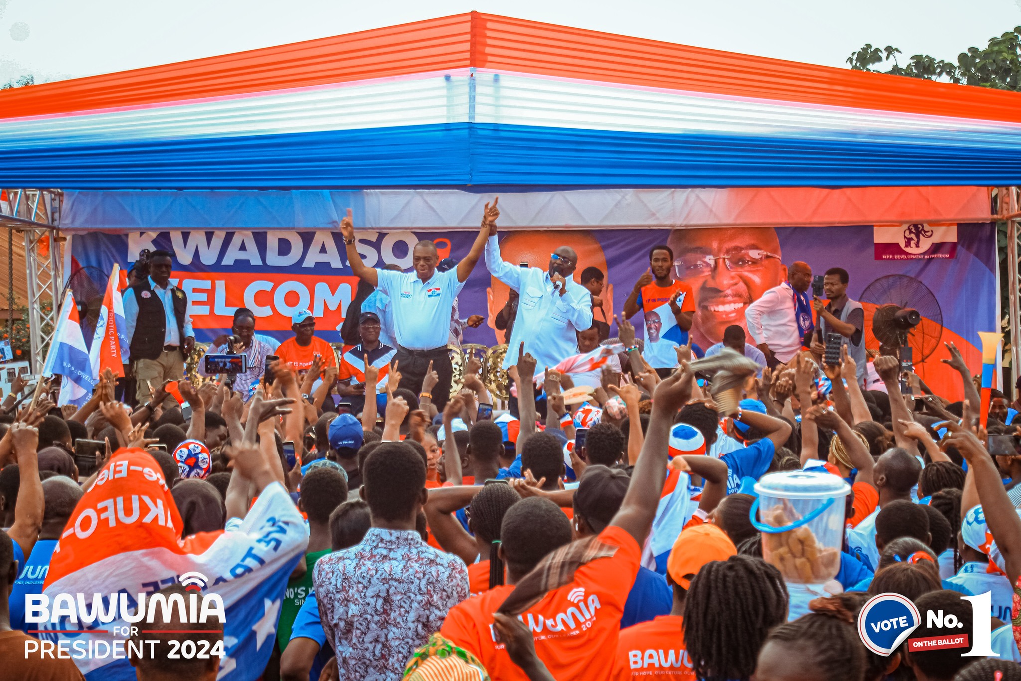 Vice President Bawumia tours the Atwima Kwanwoma, Kwadaso and Bantama constituencies